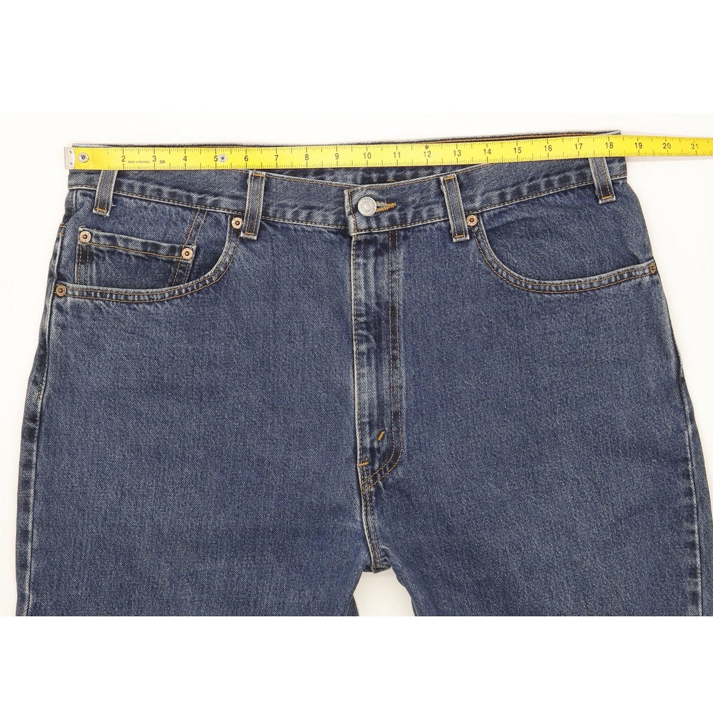 Levi's 505 Made in USA Men Blue Straight Regular Jeans W37 L32