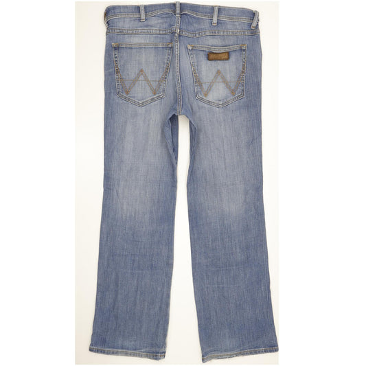Wrangler Roxboro Men Blue Straight Regular Stretch Jeans W34 L30