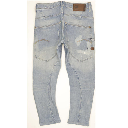G-Star Type C 3D Men Blue Tapered Loose Stretch Jeans W30 L28