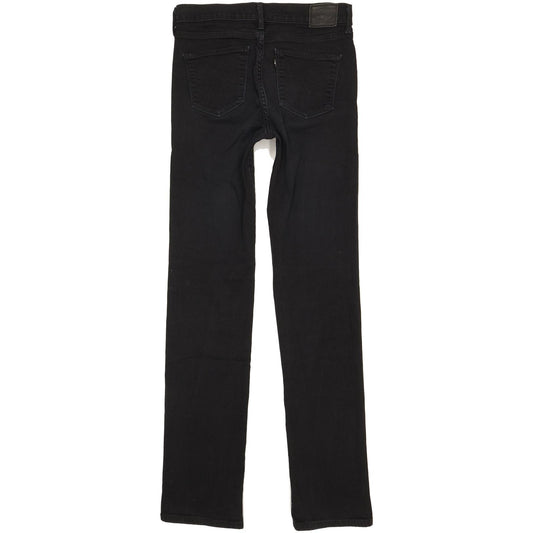 Levi's 314 Shaping Women Black Straight Slim Stretch Jeans W28 L33