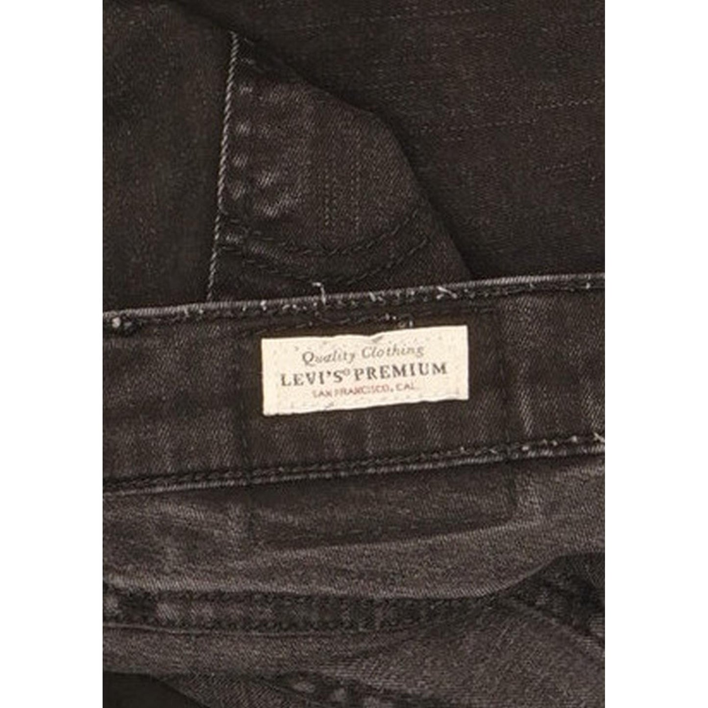 Levi's Mile Black Skinny Slim Stretch Jeans High Waisted W28 L28