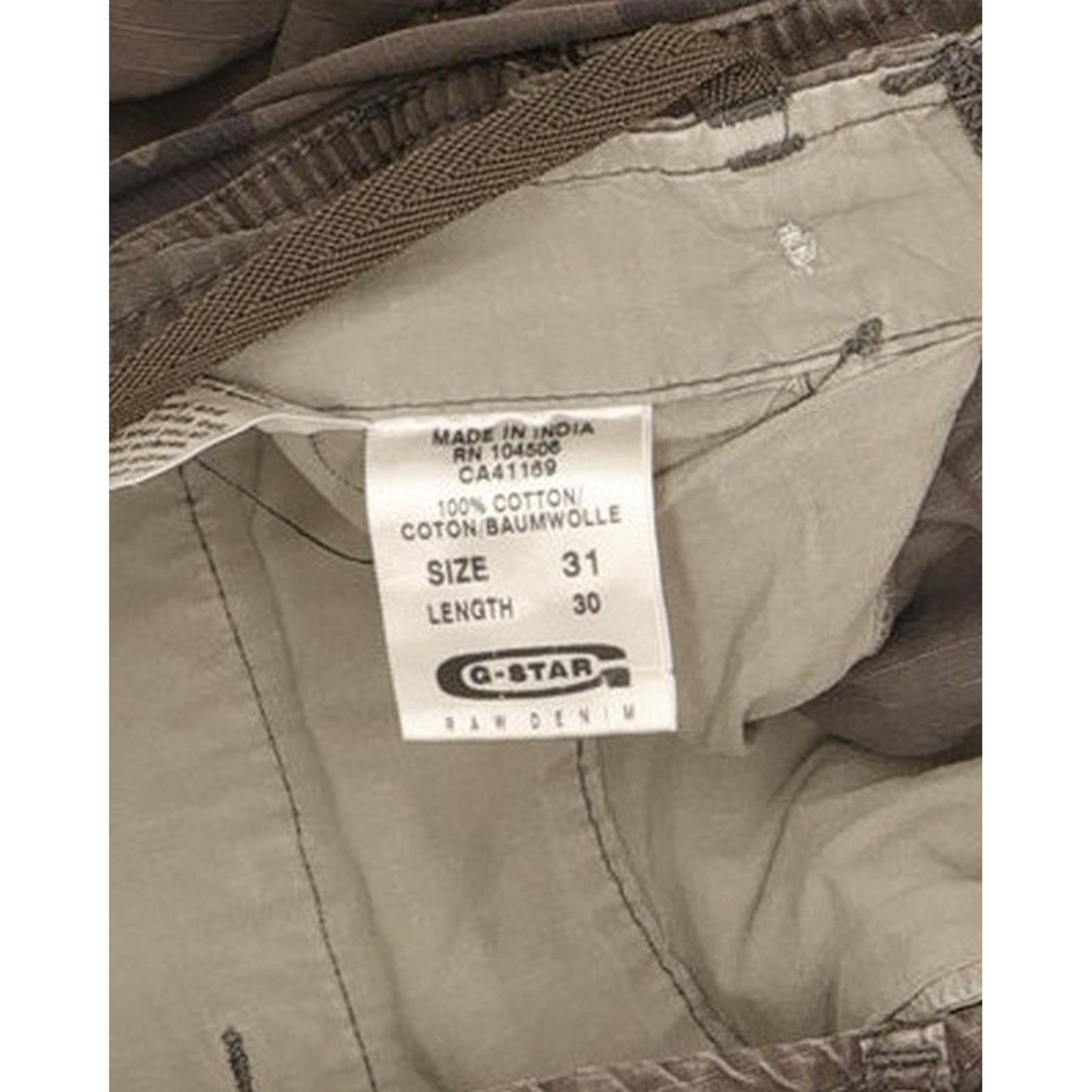 G-Star S.C. Ar Battle Men Blue Straight Loose Jeans W31 L30