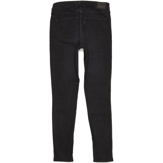 Levi's 724 Women Black Skinny Slim Stretch Jeans W31 L31