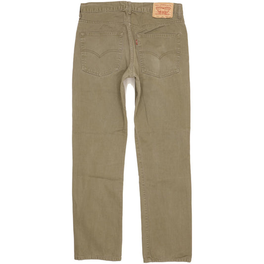 Levi's 581 Men Green Straight Regular Jeans W33 L31