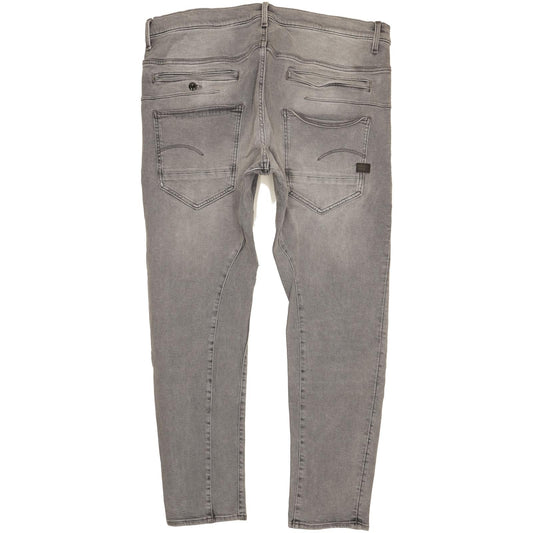 G-Star D-Staq 3D Men Grey Tapered Slim Stretch Jeans W36 L32