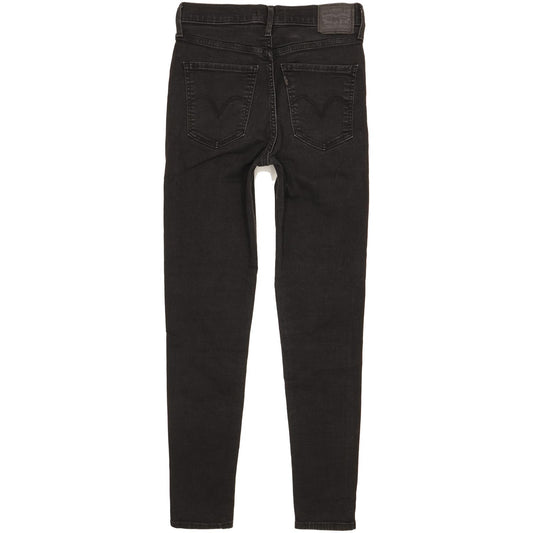 Levi's Mile Black Skinny Slim Stretch Jeans High Waisted W28 L29