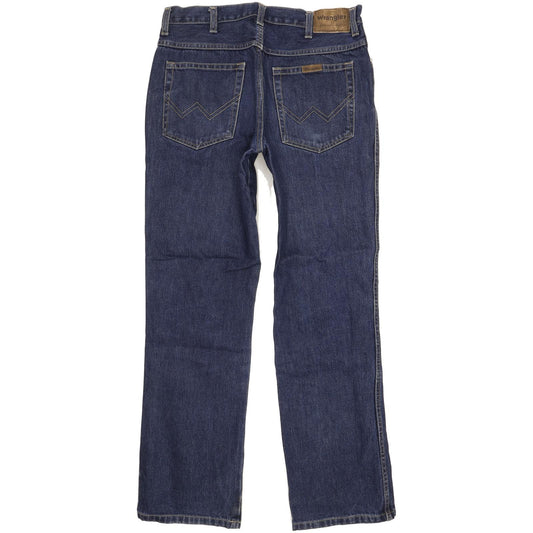 Wrangler Durable Quality Men Blue Straight Regular Jeans W33 L32