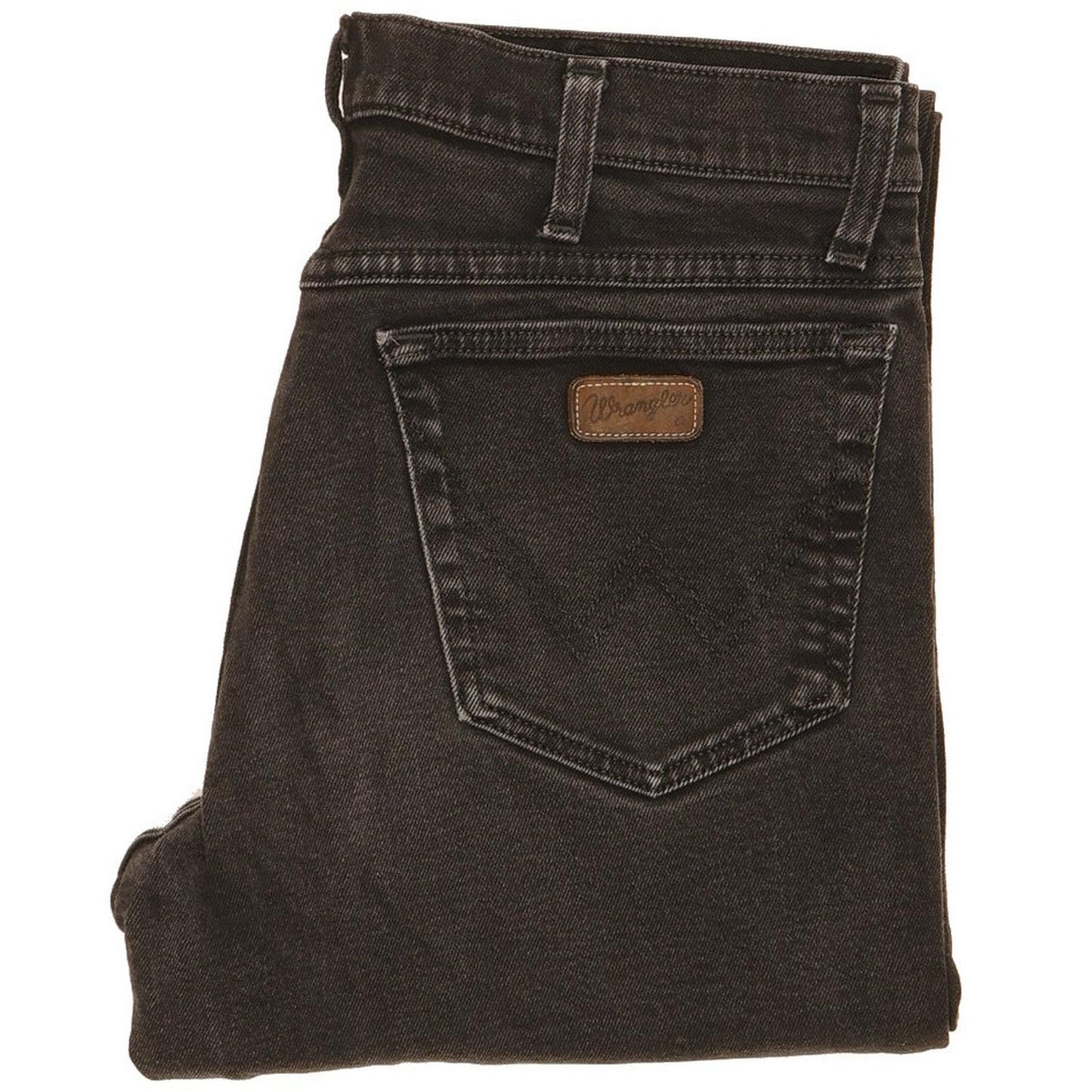 Wrangler Men Black Straight Regular Jeans W32 L31