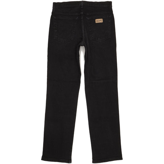 Wrangler Texas Men Black Straight Regular Stretch Jeans W32 L32