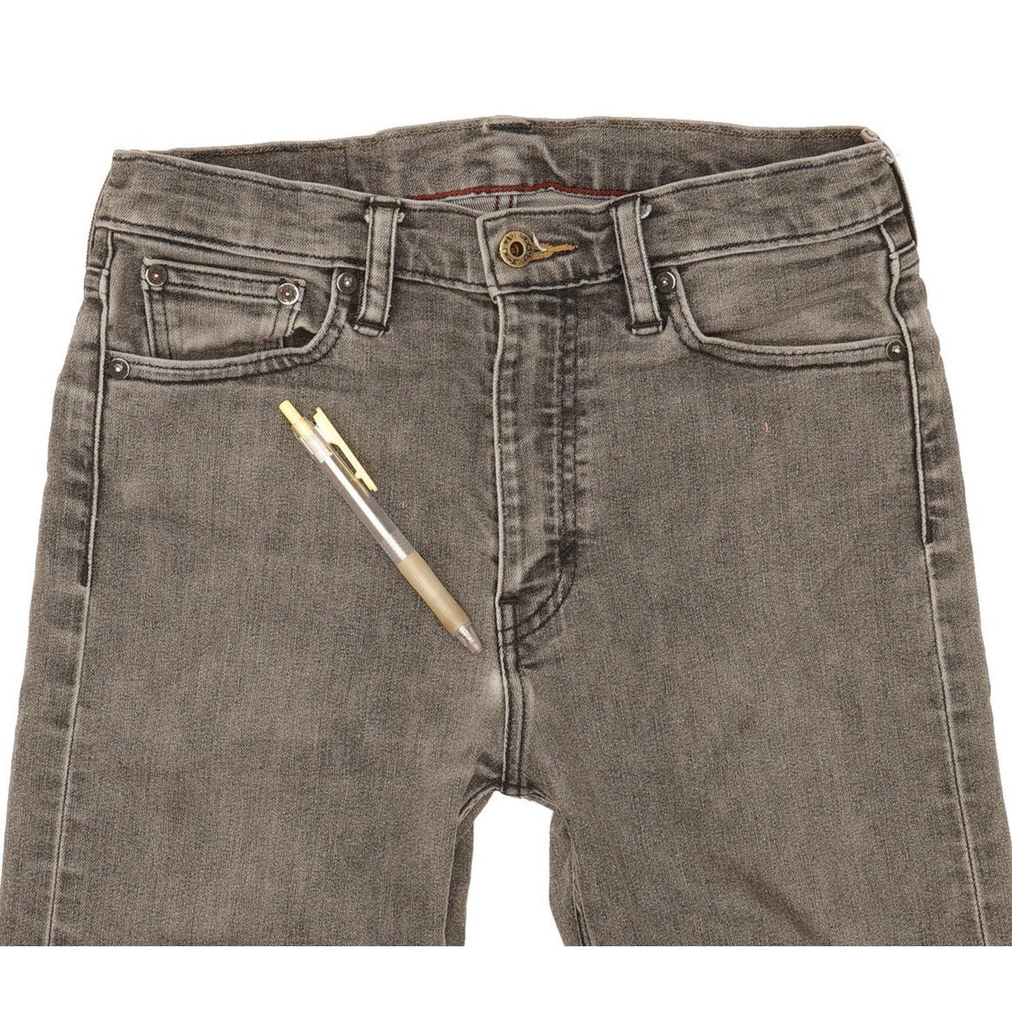 Levi's 513 Men Grey Skinny Slim Stretch Jeans W30 L34