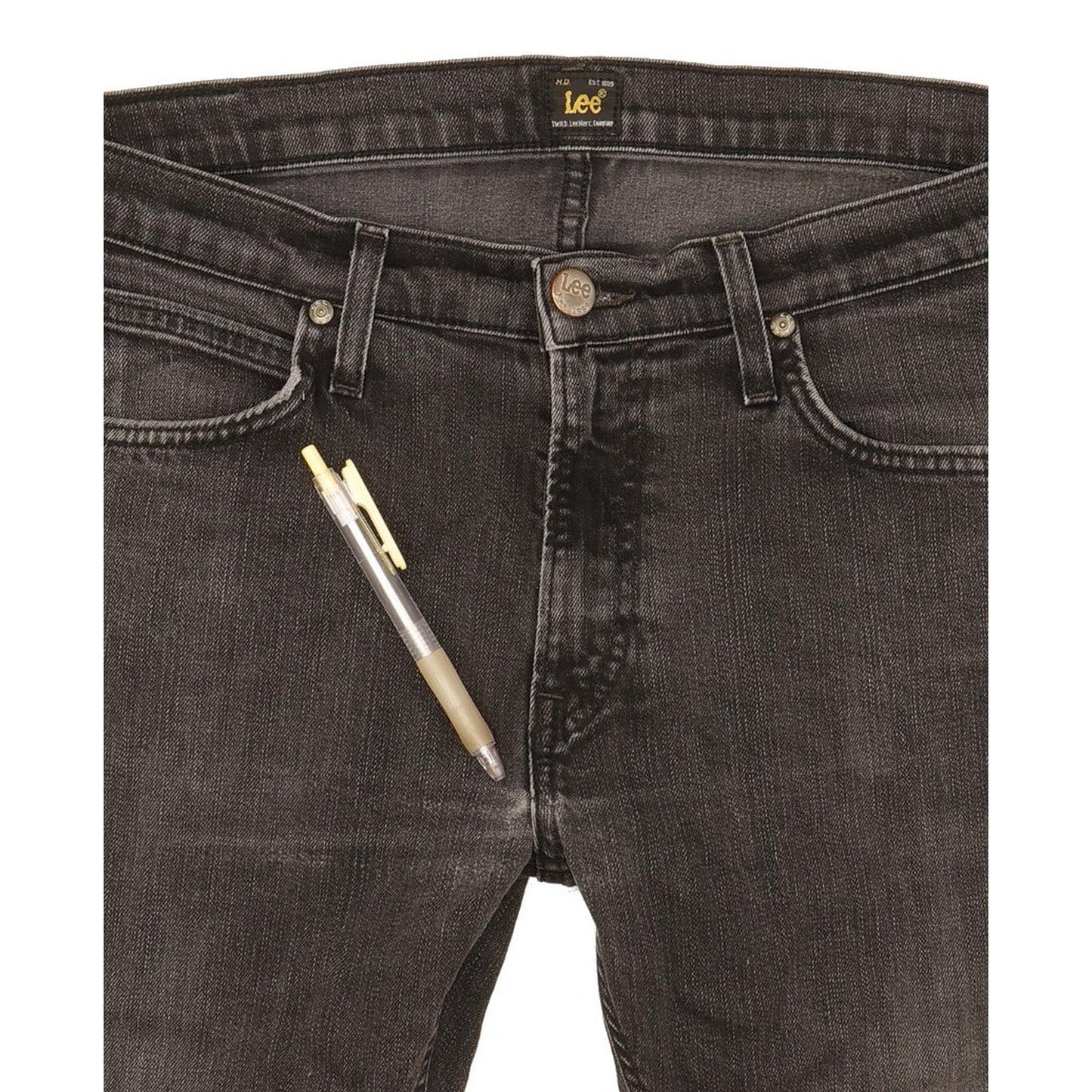 Lee Luke Women Black Skinny Slim Stretch Jeans W34 L34