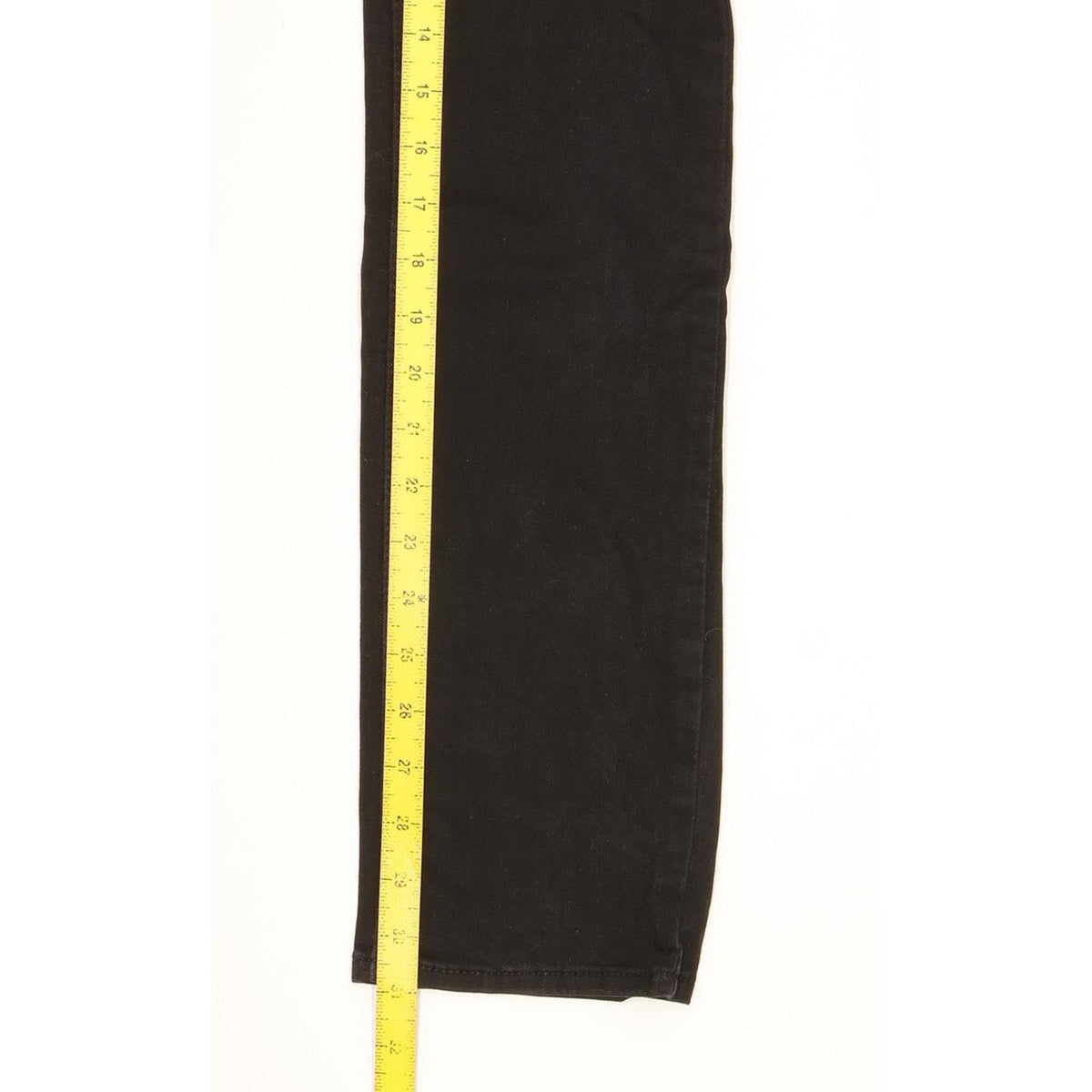 Levi's 724 Women Black Straight Slim Stretch Jeans W26 L31
