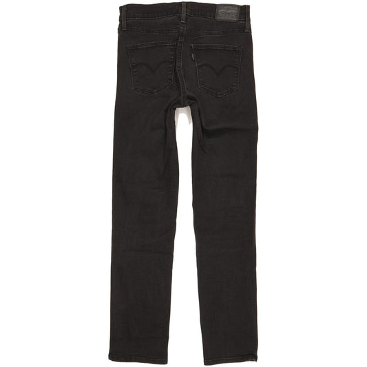 Levi's Slimming Women Black Straight Slim Stretch Jeans W28 L29