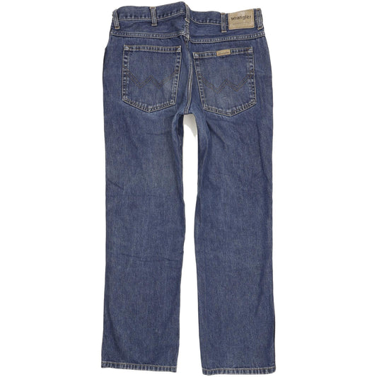 Wrangler Durable Quality Men Blue Straight Regular Jeans W36 L31