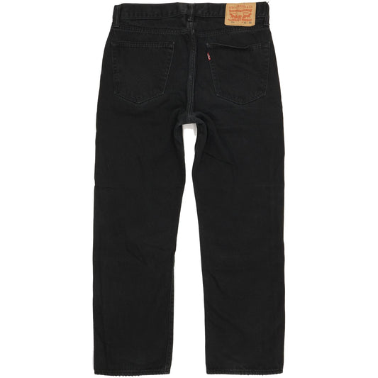 Levi's 751 Men Black Straight Regular Jeans W33 L29