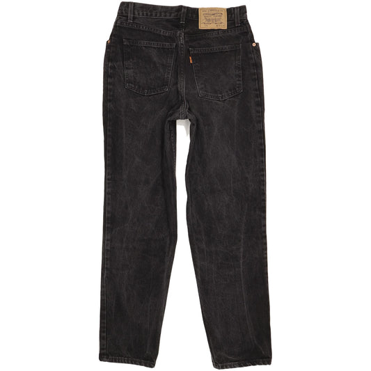 Levi's 726 Black Tapered Relaxed Mom Jeans High Waisted W31 L30