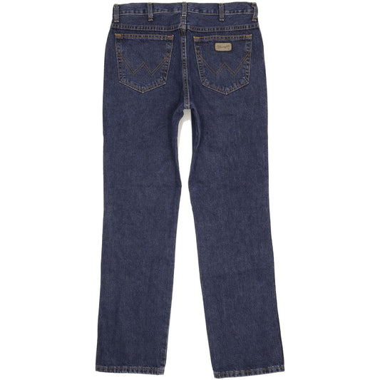 Wrangler Texas Men Blue Straight Regular Jeans W34 L32