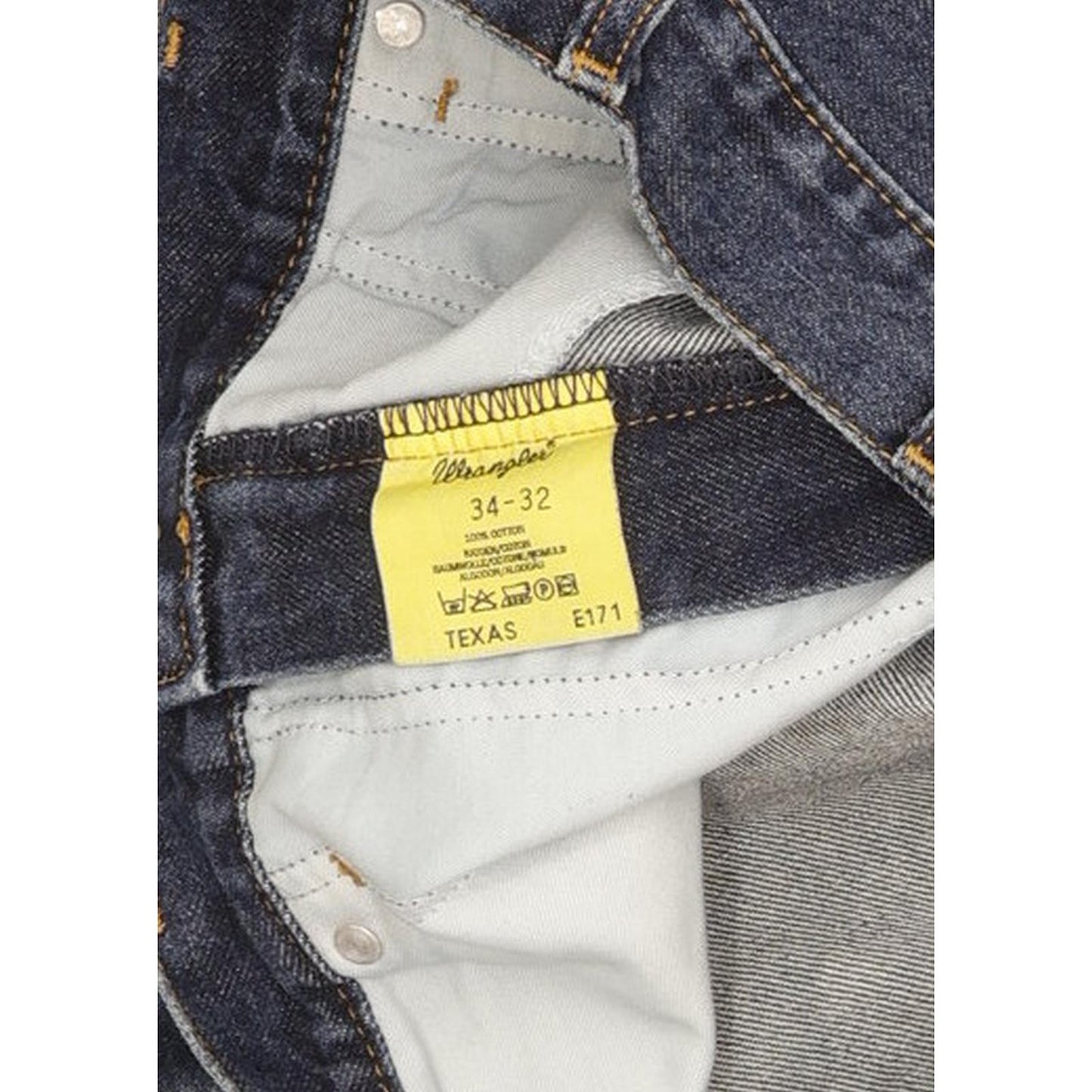 Wrangler Texas Men Blue Straight Regular Jeans W34 L32