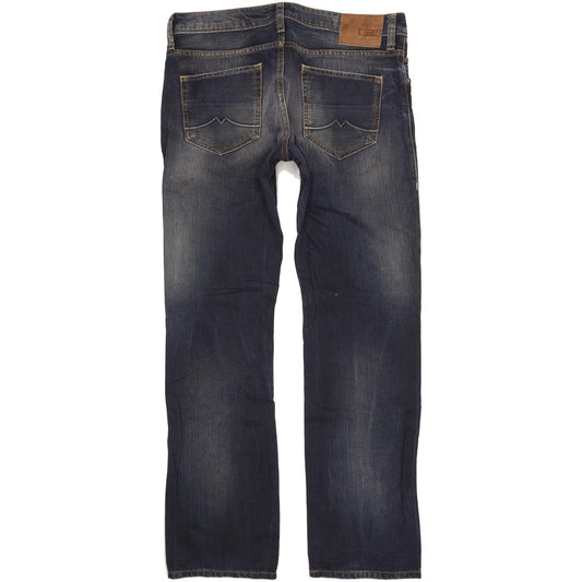 Mustang Michigan Men Blue Straight Regular Jeans W34 L34