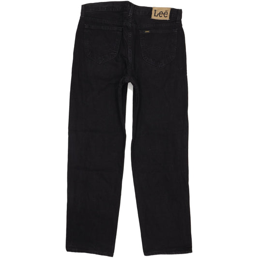 Lee Kansas Men Black Straight Regular Jeans W36 L32