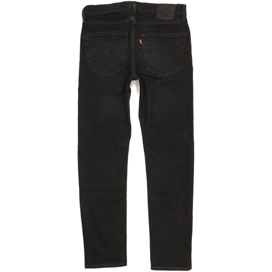 Levi's 502 Men Black Tapered Regular Stretch Jeans W31 L31