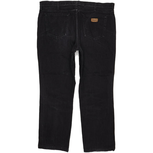 Wrangler Men Black Straight Regular Jeans W40 L29