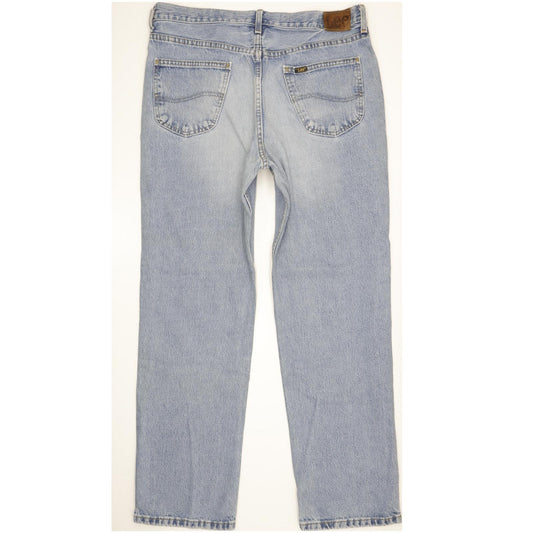 Lee Men Blue Straight Regular Jeans W34 L31