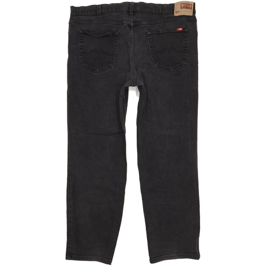 Mustang Big Sur Men Black Straight Regular Stretch Jeans W40 L29