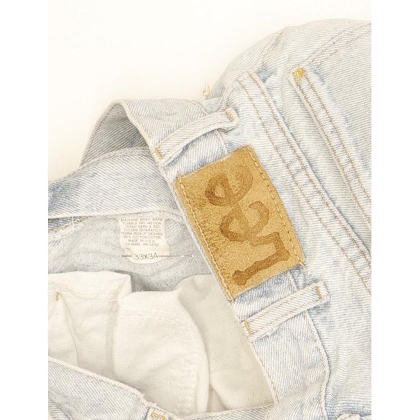 Lee Men Blue Tapered Relaxed Jeans W33 L34