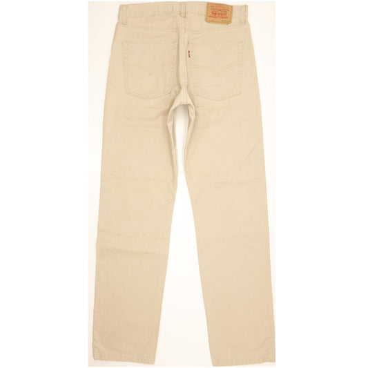 Levi's 521 Men Beige Straight Regular Jeans W32 L33