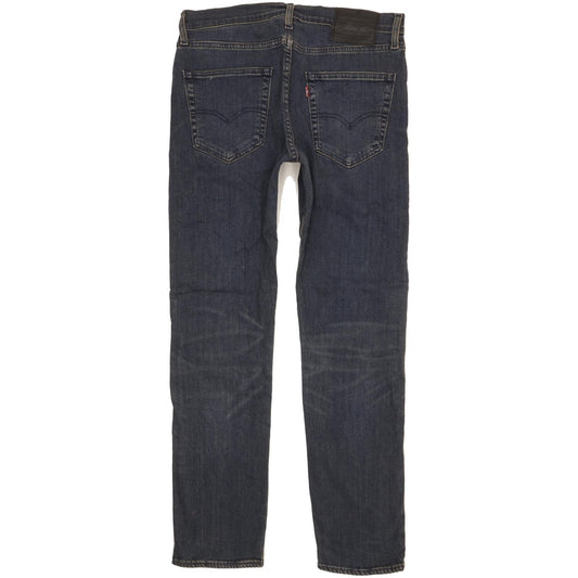 Levi's 502 Men Navy Tapered Regular Stretch Jeans W32 L31
