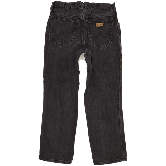 Wrangler Men Black Straight Regular Jeans W34 L29