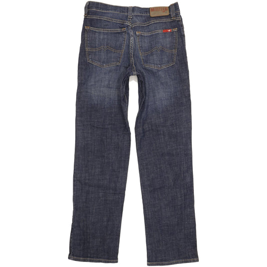 Mustang Big Sur Men Blue Straight Regular Stretch Jeans W33 L34