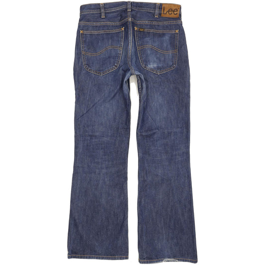 Lee Denver Men Blue Bootcut Regular Jeans W33 L30