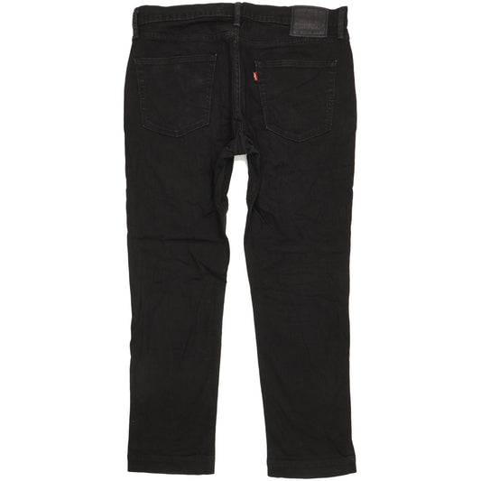Levi's 511 Men Black Straight Slim Stretch Jeans W36 L29