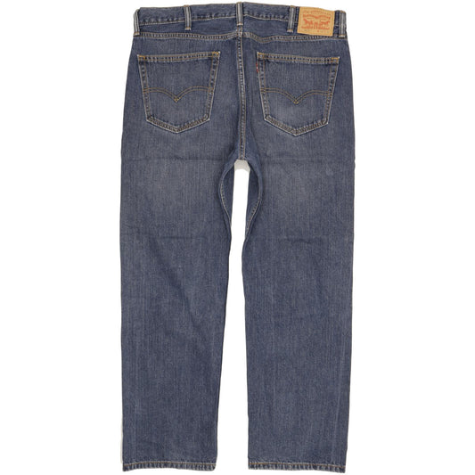 Levi's 505 Men Blue Straight Regular Jeans W38 L30