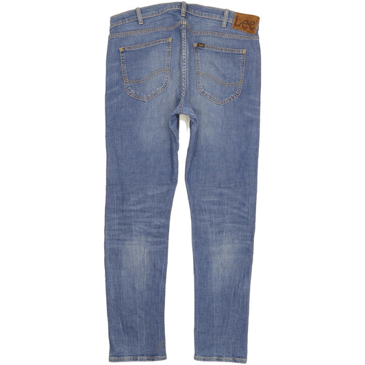 Lee Luke Men Blue Skinny Slim Stretch Jeans W36 L32