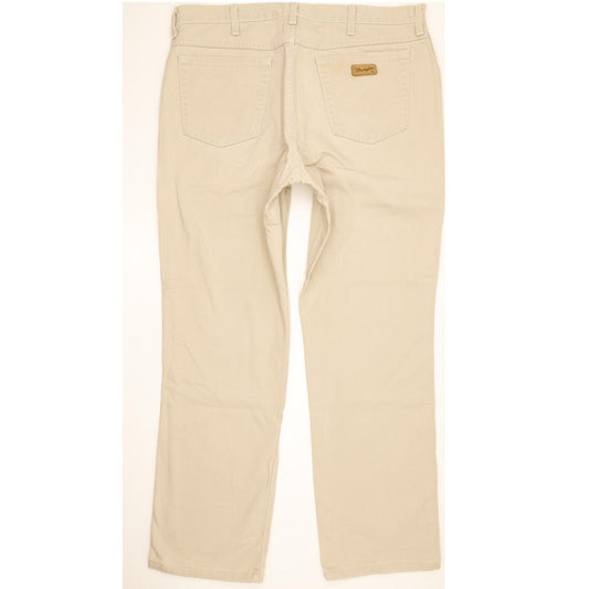 Wrangler Texas Men Beige Straight Regular Jeans W38 L31