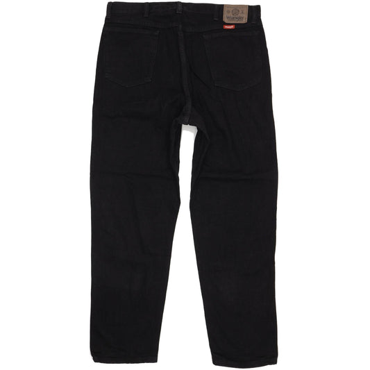 Wrangler Men Black Straight Regular Jeans W38 L32