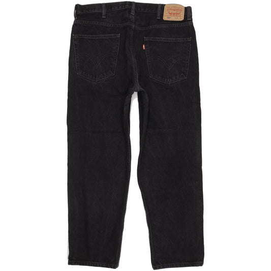 Levi's 550 Men Black Straight Relaxed Jeans W38 L30