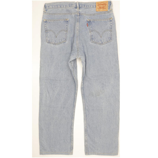 Levi's 505 Men Blue Straight Regular Jeans W36 L28