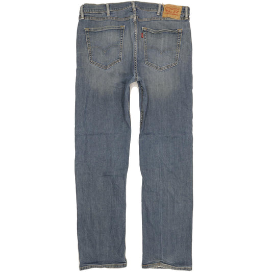 Levi's 505 Men Blue Straight Regular Stretch Jeans W38 L33