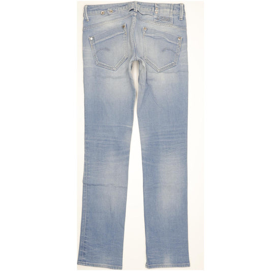 G-Star Midge Women Blue Straight Slim Stretch Jeans W29 L34