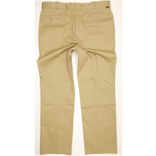 Lee Made in USA Men Beige Straight Regular Trousers W42 L34