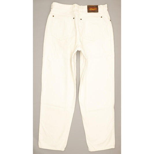Wrangler Men White Tapered Loose Jeans W32 L30