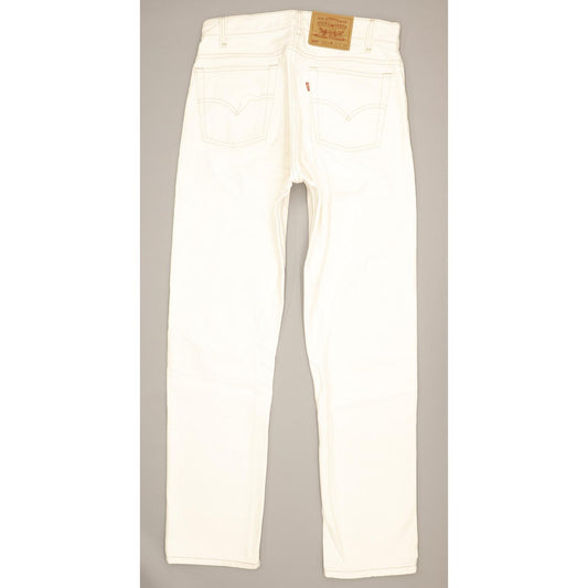 Levi's 505 Made in USA Men White Straight Regular Jeans W31 L30