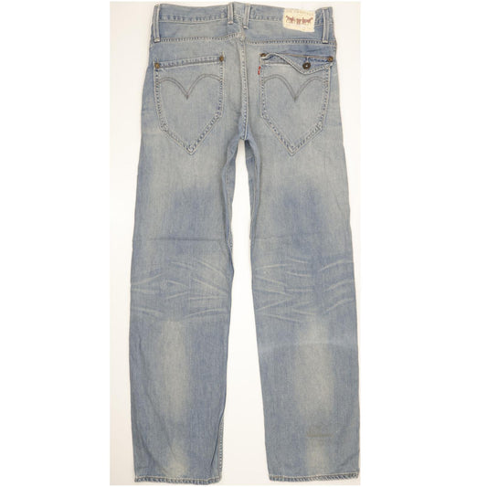 Levi's 503 Blue Straight Loose Jeans High Waisted W34 L34