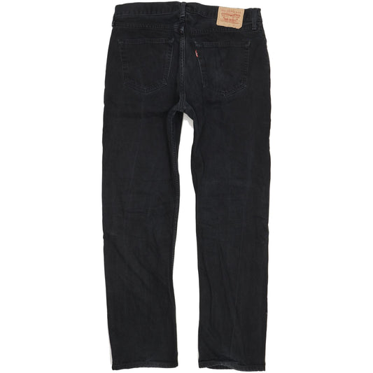 Levi's 751 Men Black Straight Regular Jeans W36 L33