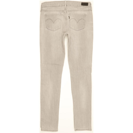 Levi's Slight Curve Women Grey Skinny Slim Stretch Jeans W29 L30