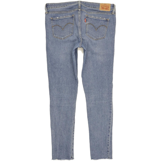 Levi's 711 Women Blue Skinny Slim Stretch Jeans W30 L28